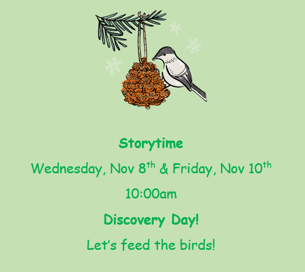 Let's feed the birds