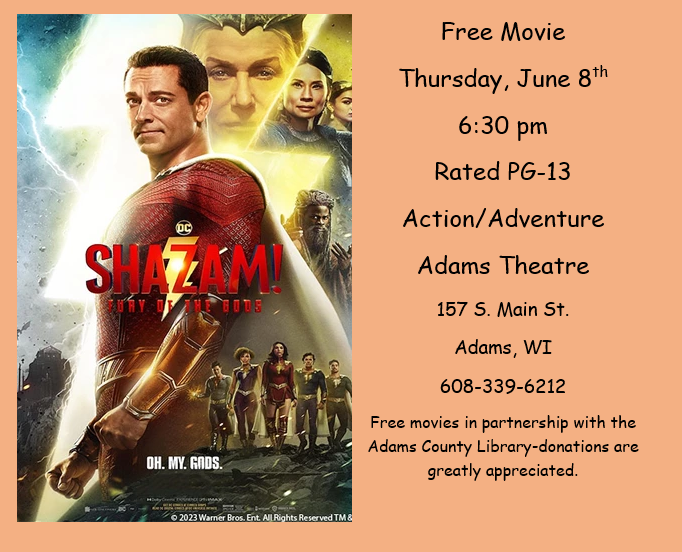 Showing: Shazam! Fury of the Gods