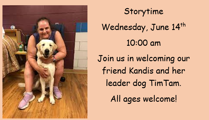 Join us in welcoming our friend Kandis and her leader dog TimTam