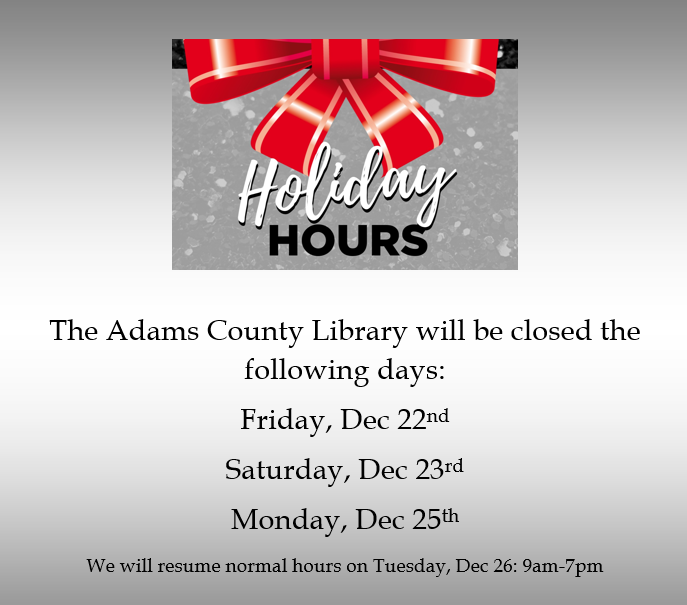 Holiday Hours