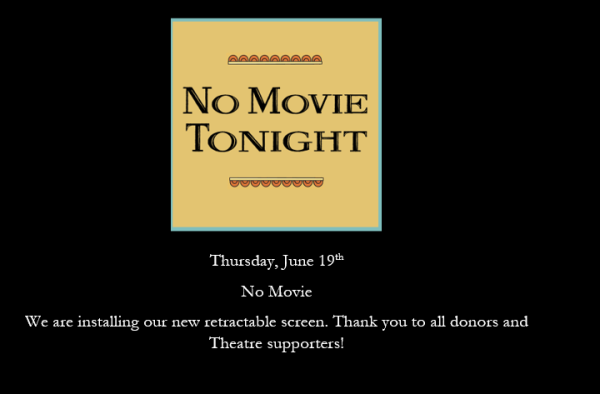 No movie