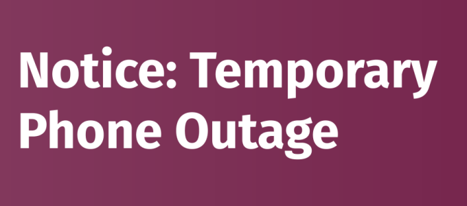 Phone outage
