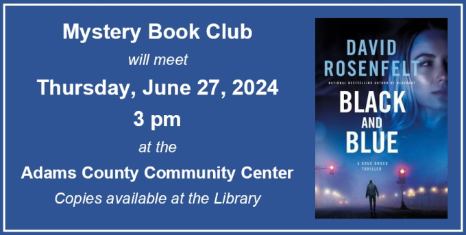 Mystery Book Club for June