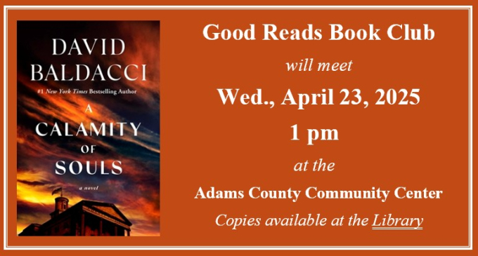 Good Reads meeting, April 23, 2025 Good Reads meeting, April 23, 2025