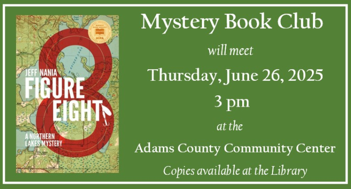 Mystery Book Club, Thurs., June 26, 2025