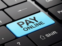 Pay Online Keyboard showing a button for paying online
